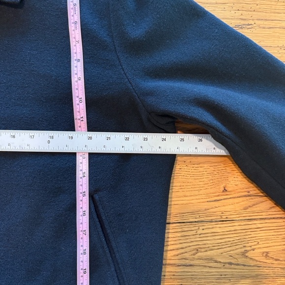 Kenneth Cole Reaction Navy Blue Wool Blend Jacket SZ L - Picture 2 of 16